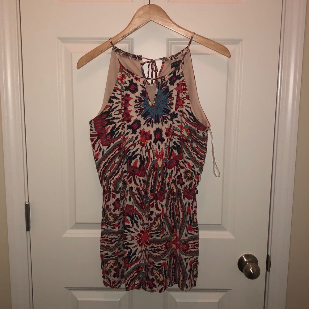 As U Wish Tie-Dye Printed Romper